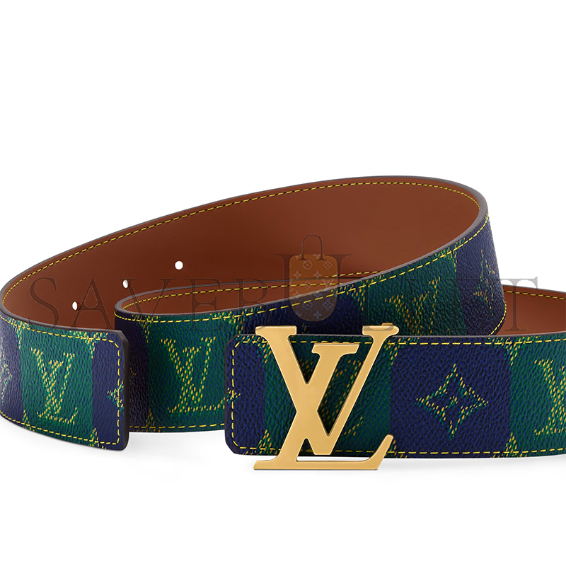 LOUIS VUITTON LV INITIALES COLLEGE MONOGRAM HERITAGE 40MM REVERSIBLE BELT M4331U